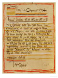 A Letter by Egon Schiele to the Sisters Edith and Adele Harms  Dec10  1914