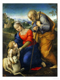 The Holy Family with a Lamb