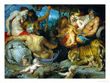 The Four Continents  Around 1615