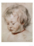 Portrait Study of His Son Nicolas  1621
