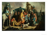 David Offers the Head of Goliath to King Saul