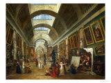Restoring the Grande Galerie of the Louvre  1796  on the Right  Robert Painting
