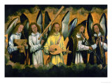 Angels Making Music; Left Panel of a Triptych