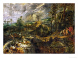 Landscape in a Thunderstorm  Philemon and Baucis  Jupiter and Mercury  circa 1620