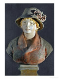 Mme Aline Renoir  Polychrome Terracotta  in Cooperation with Richard Guino