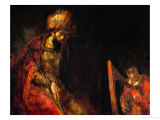 David Playing the Harp Before Saul  1657