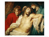 Deploration of Christ with Saints Mary and John the Apostle  circa 1614-1615