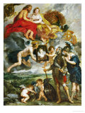Henri IV Receives the Portrait of His Bride Maria De'Medici