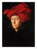 A Man in a Red Turban (Self-Portrait of Jan Van Eyck)  1433