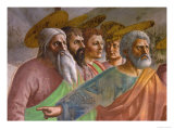 The Tribute Money  Detail of Four Apostles and St Peter