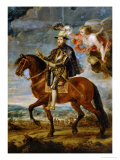Equestrian Portrait of King Philip (Felipe) II of Spain (1527-1598)