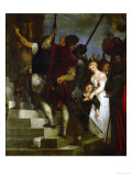 Ecce Homo  Detail of Spectators on the Stairs  1543
