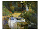 Le Dejeuner (Luncheon in the Artist's Garden at Giverny)  circa 1873-74