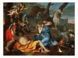 Tancred and Herminia  from Torquato Tasso's Poem Gerusalemme Liberata  circa 1635