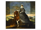 Margarete of Austria (1584-1611)  Wife of Philip III  on Horseback  1636