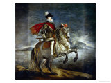 Felipe III  King of Spain (1578-1621) on Horseback