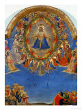 The Last Judgement  Christ in His Glory  Surrounded by Angels and Saints  Fresco (Around 1436)