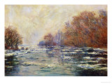 Ice Floes Near Vetheuil (Le Debacle Pres De Vetheuil)  1880