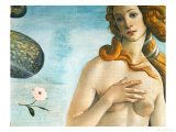 The Birth of Venus (Venus Anadyomene)  Detail