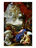 Christ in the Desert Served by Angels  circa 1653