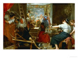 The Fable of Arachne (Las Hilanderas)  1657