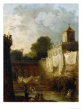 Washerwomen in the Moat of an Italian Villa