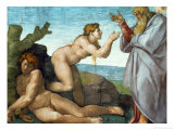 The Sistine Chapel; Ceiling Frescos after Restoration  the Creation of Eve