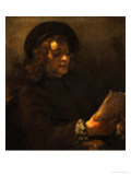 Titus Van Rijn  the Painter's Son  Reading  1656-57