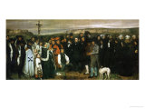 Funeral at Ornans  France  1849