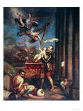 King Philip II Offering His Son  Prince Ferdinand to God after the Victory of Lepanto