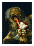 Saturn Devouring One of His Sons  Detail  from the Series of Black Paintings