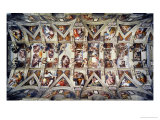 The Sistine Chapel; Ceiling Frescos after Restoration