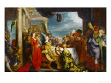Alboin  King of the Langobards  and Rosamude  Daughter of His Slein Enemy  1615