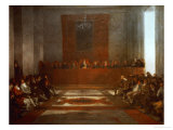 King Philip IV of Spain (1605-1665) Opening the Junta of the Philippines