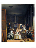 Las Meninas (With Velazquez' Self-Portrait) or the Family of Philip IV  1656