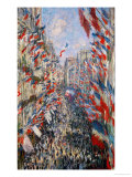 La Rue Montorgeuil  Paris  During the Celebrations of June 30  1878