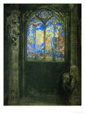 Le Vitrail  Stained Glass Window  1904  Gouache