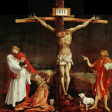 Crucifixion  a Panel from the Isenheim Altar  Limewood (Around 1515)