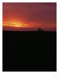 View of Cathedral  Seen Across the Fields of the Beauce Region