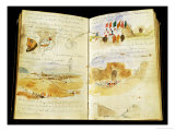 Sketches of Arabs  Landscapes of Morocco  Arab Crowds  Gate of Meknes and Hand-Written Notes