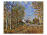 Road at the Forest Fringe (Forest of Fontainebleau Near Moret-Su-Loing)  1883