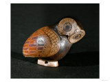 Screech Owl Perfume Container  Proto-Corinthian Ceramic  7th BCE