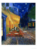 The Café Terrace on the Place du Forum  Arles  at Night  c1888