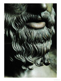 Beard and Lips with Rest of Red Paint: Detail of the Statue of Young Man