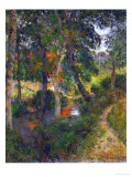 Father Jean's Walk or the Red Roofs  1886