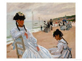 On the Beach at Trouville  1870-71
