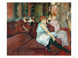 In the Salon at Rue Des Moulins  1894