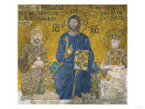 Christ Flanked by Emperor Constantine IX (1042-1054) and His Wife the Empress Zoe