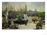 The Harbour of Bordeaux  1871