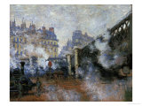 Le Pont De L'Europe  Gare Saint-Lazare  1877